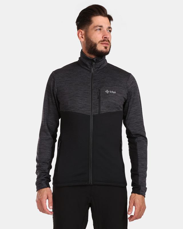 Pánská fleecová mikina KILPI Erin černá Velikost: S