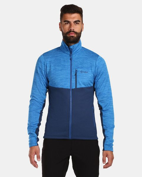 Pánská fleecová mikina KILPI Erin modrá Velikost: M