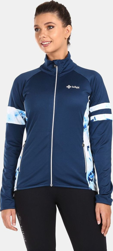 Dámská fleecová mikina KILPI Junie modrá Velikost: 40