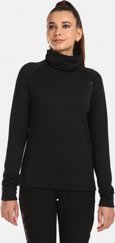Dámská fleecová mikina KILPI Rolo černá Velikost: 40