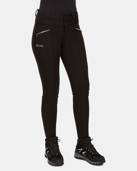 Dámské softshellové kalhoty KILPI Maura černé Velikost: 36