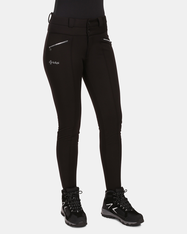 Dámské softshellové kalhoty KILPI Maura černé Velikost: 36