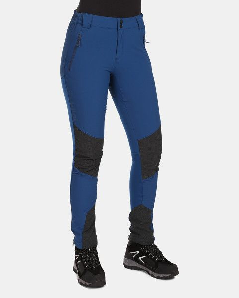 Dámské outdoorové kalhoty KILPI Nuuk modré Velikost: 36 Short