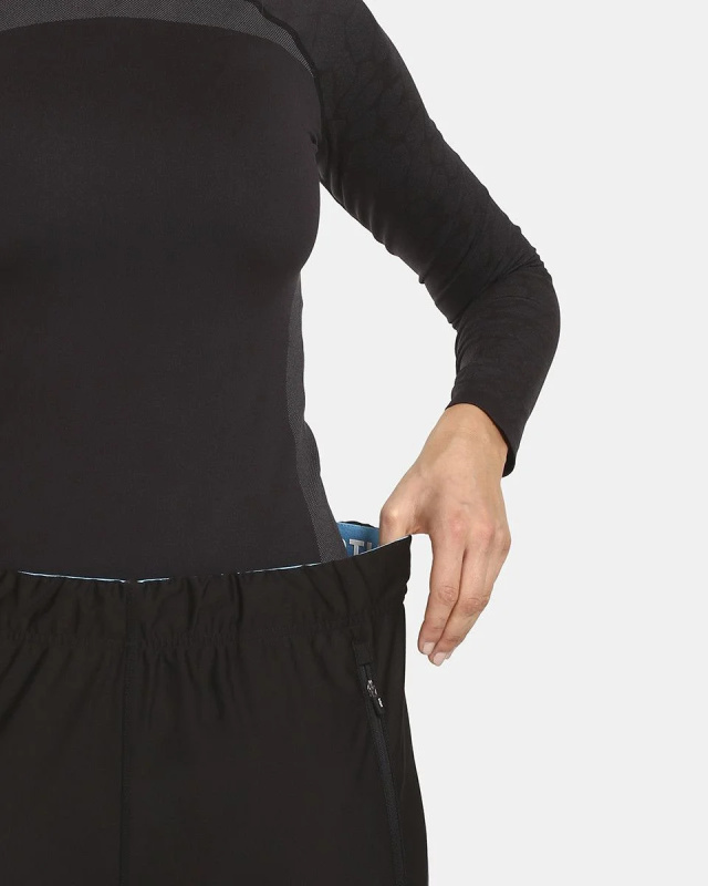 Dámské běžecké kalhoty KILPI Norwel černé Velikost: 34