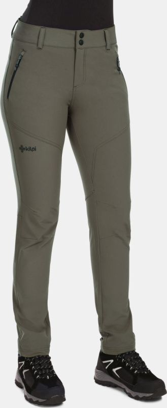 Dámské outdoorové kalhoty KILPI Lago zelené Velikost: 40 Short