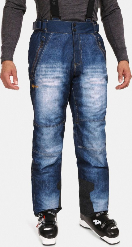 Pánské lyžařské kalhoty KILPI Denimo modré Velikost: XL