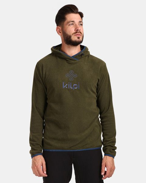 Pánská fleecová mikina KILPI Flond zelená Velikost: 3XL
