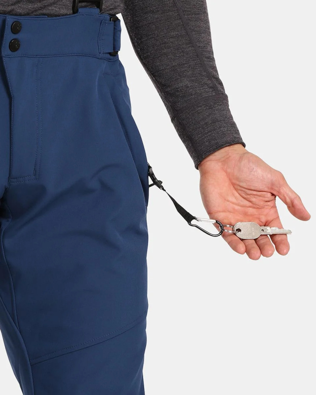 Pánské lyžařské kalhoty KILPI Rhea modré Velikost: XL Short