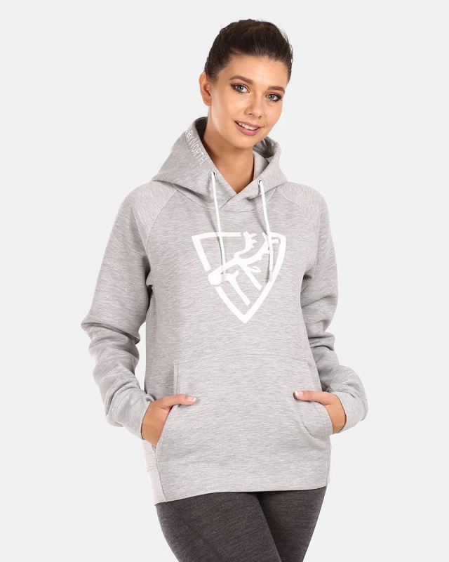 Dámská bavlněná mikina KILPI Fjela šedá Velikost: 42