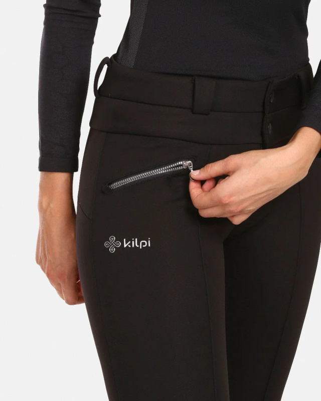 Dámské softshellové kalhoty KILPI Maura černé Velikost: 40 Short