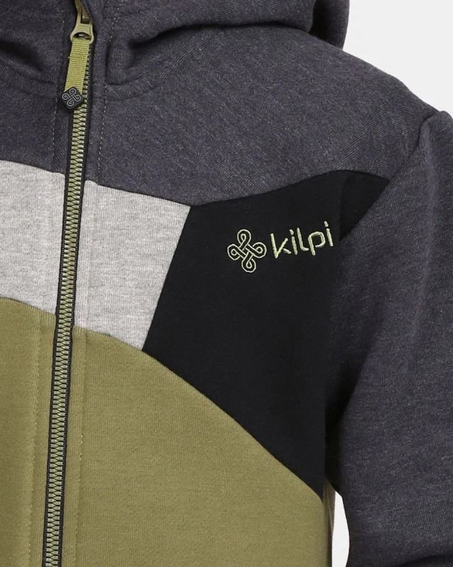 Dětská bavlněná mikina KILPI Preda zelená Velikost: 122