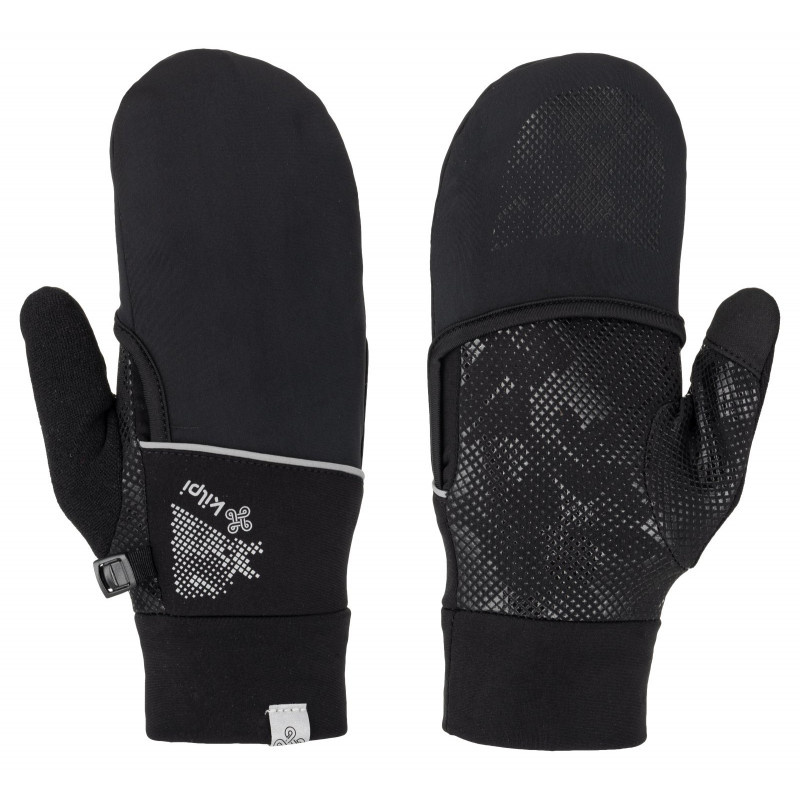 Unisex prstové rukavice 2v1 KILPI Drag černé Velikost: XL