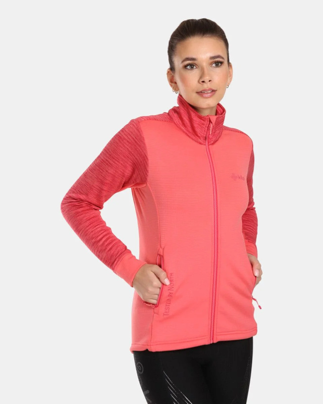 Dámská fleecová mikina KILPI Siren růžová Velikost: 52