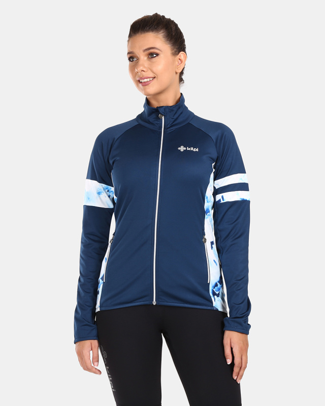 Dámská elastická mikina kilpi junie-w tmavě modrá 52