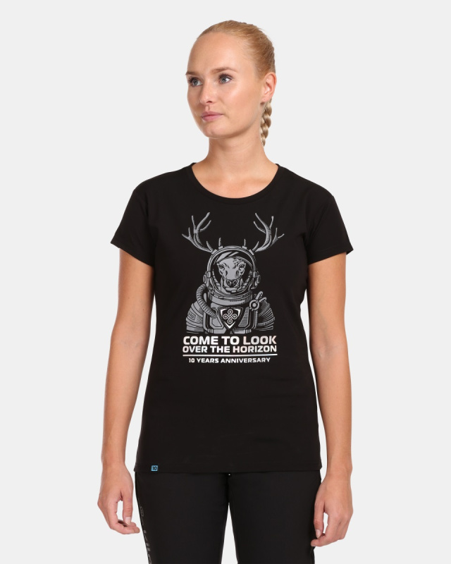 Dámské tričko KILPI Ltd Calypso černé Velikost: 38