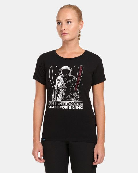 Dámské bavlněné tričko KILPI Ltd Triton černé Velikost: 42