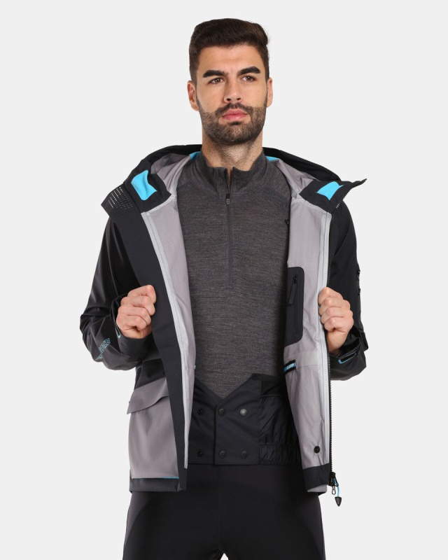 Pánská nepromokavá bunda KILPI LTD Archer černá Velikost: M