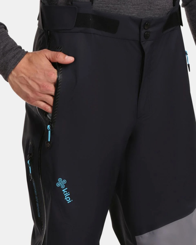 Pánské nepromokavé kalhoty KILPI LTD Cosmo černé Velikost: 3XL