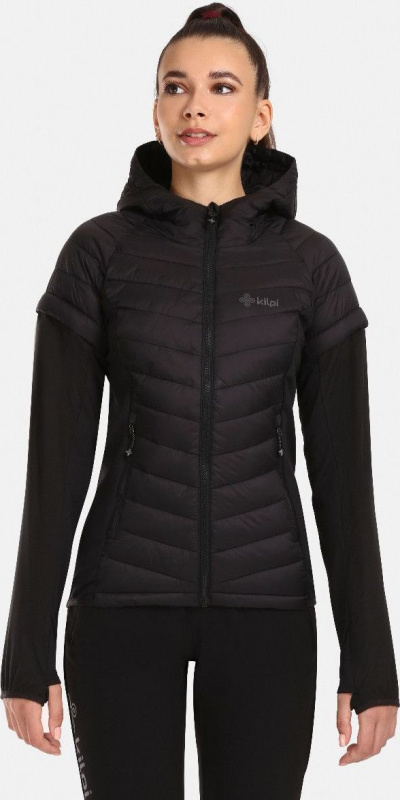 Dámská hybridní bunda KILPI Verons černá Velikost: 36