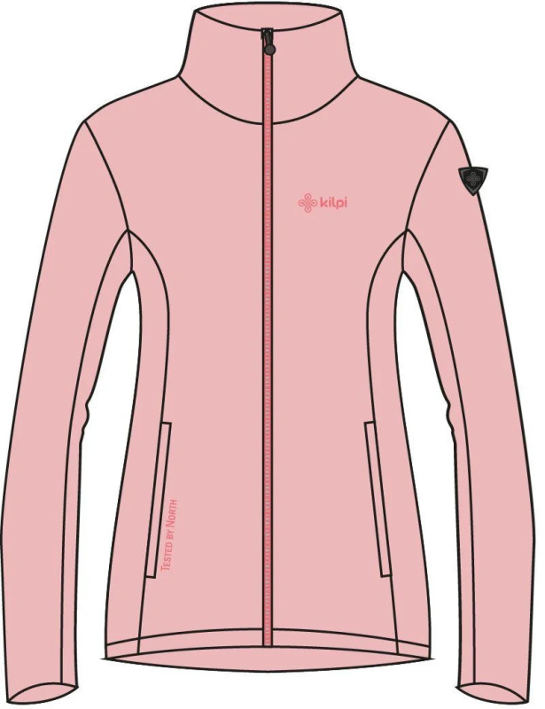 Dětská fleecová mikina KILPI Erin růžová Velikost: 146