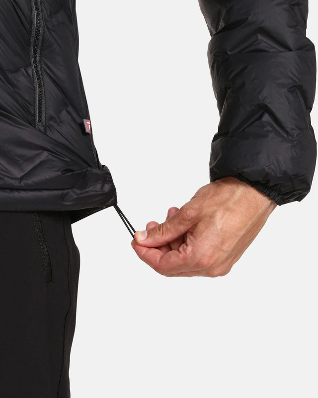 Pánská péřová bunda KILPI Papilon černá Velikost: XL