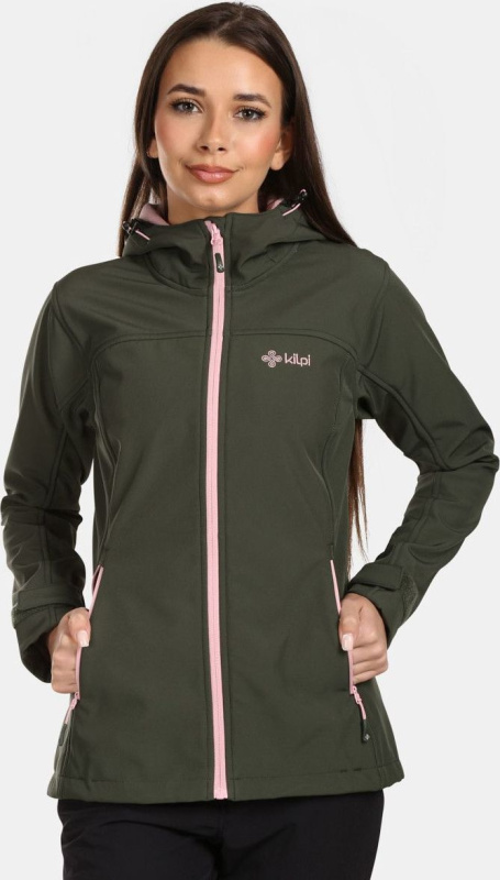 Dámská softshellová bunda KILPI Ravia zelená Velikost: 38