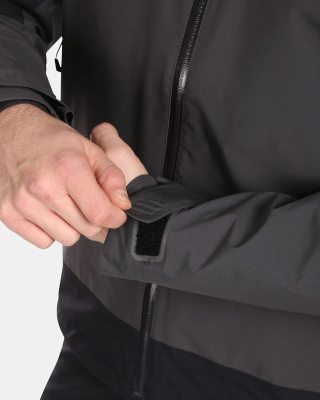 Pánská nepromokavá bunda KILPI Mamba šedá Velikost: S