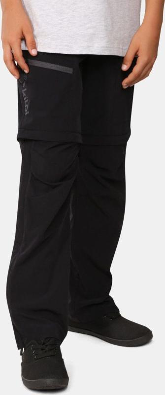 Chlapecké outdoorové kalhoty 2v1 KILPI Hosio černé Velikost: 152