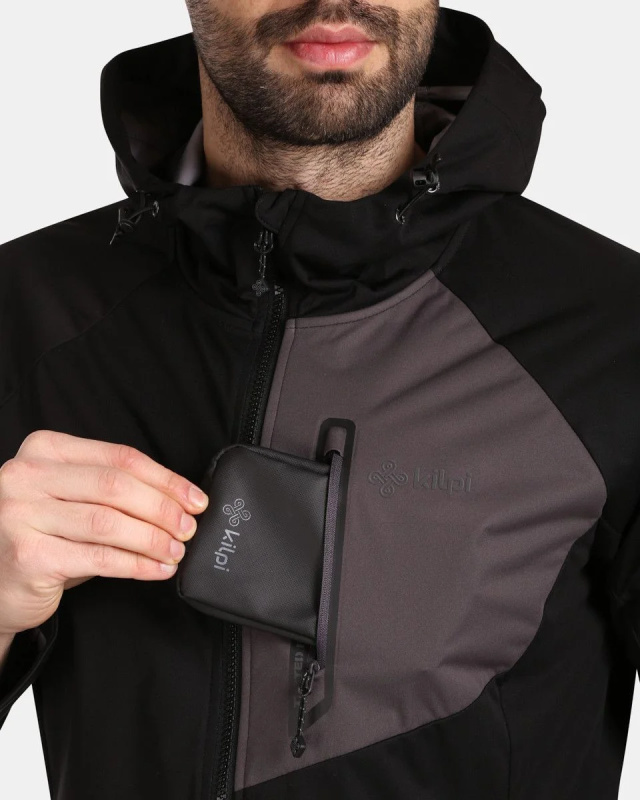 Pánská softshellová bunda KILPI Beltra černá Velikost: 3XL