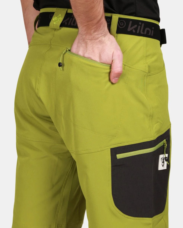 Pánské outdoorové kraťasy KILPI Navia zelené Velikost: XL