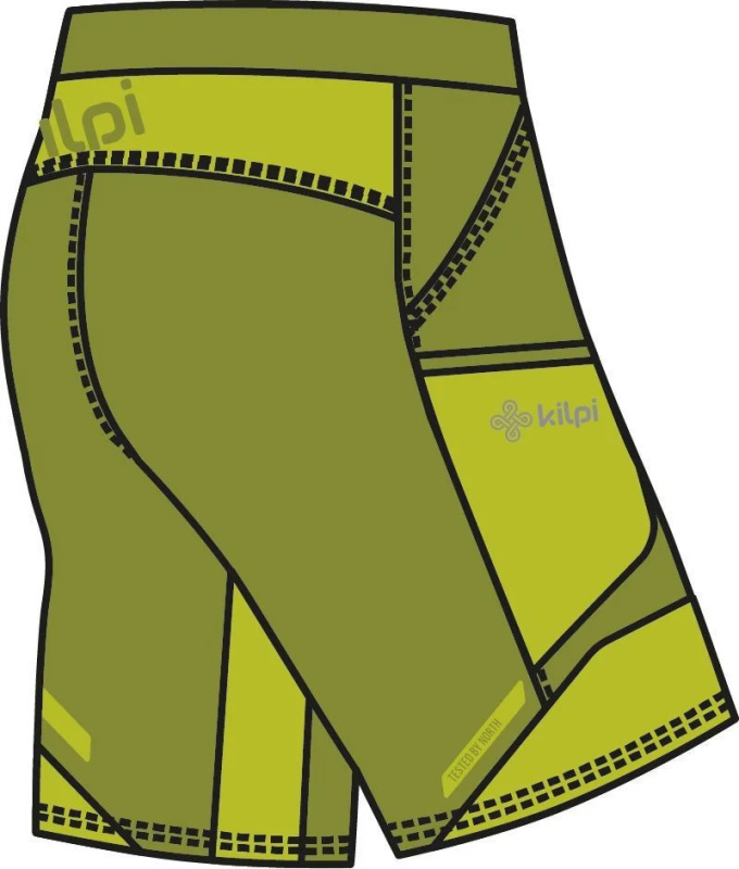 Pánské letní kraťasy KILPI Bready zelené Velikost: 3XL