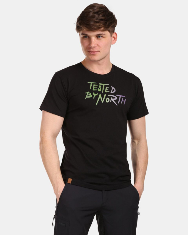 Pánské bavlněné triko KILPI Discover černé Velikost: S