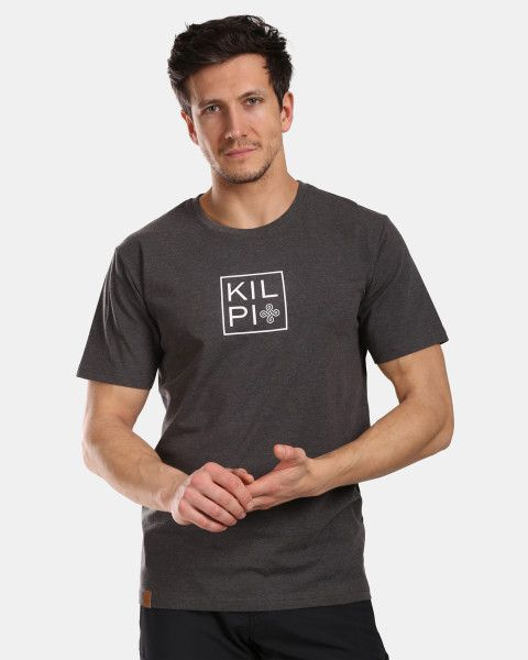 Pánské bavlněné triko KILPI Vibe šedé Velikost: L