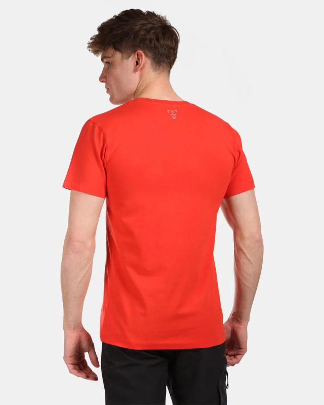 Pánské bavlněné triko KILPI Promo červené Velikost: L