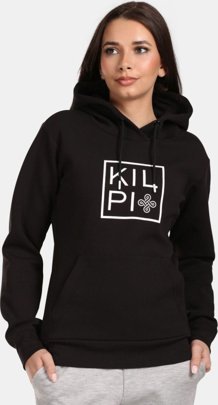 Dámská bavlněná mikina KILPI Niky černá Velikost: 38
