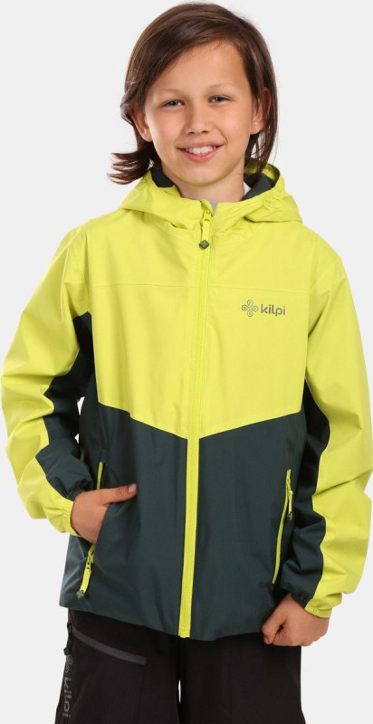 Dětská outdoorová bunda KILPI Orleti zelená Velikost: 146
