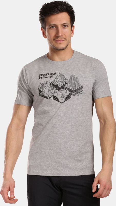 Pánské funkční triko KILPI Garove šedé Velikost: XXL