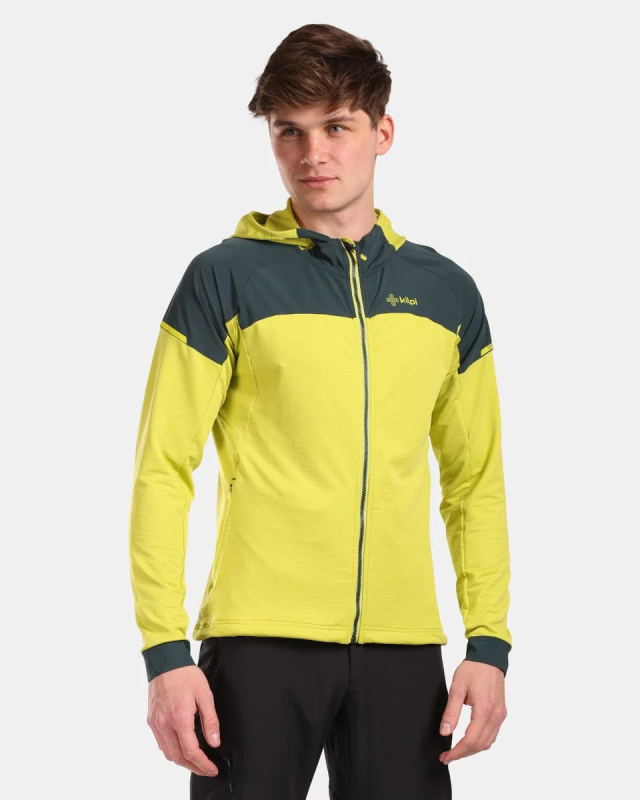 Pánská fleecová mikina KILPI Memphis zelená Velikost: 3XL