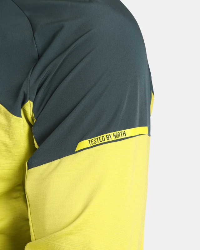 Pánská fleecová mikina KILPI Memphis zelená Velikost: XL