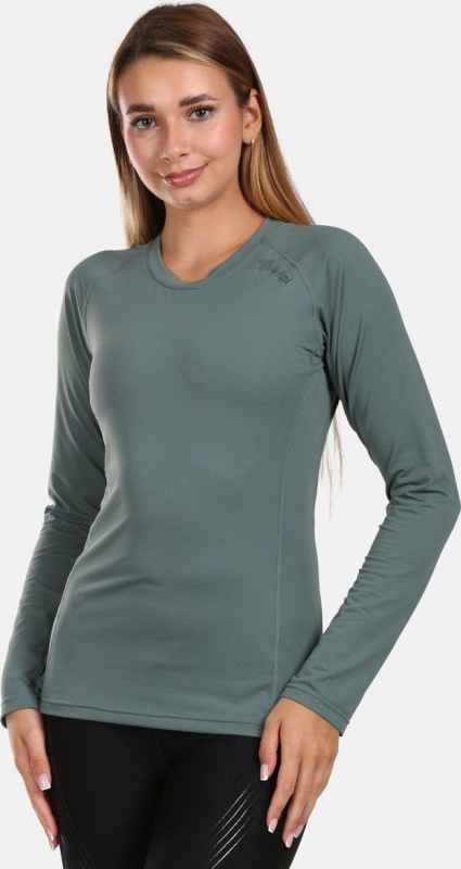 Dámské funkční triko KILPI Spoleto khaki Velikost: 38