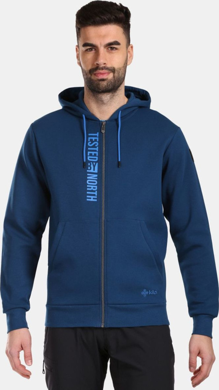 Pánská bavlněná mikina KILPI Avila modrá Velikost: XL