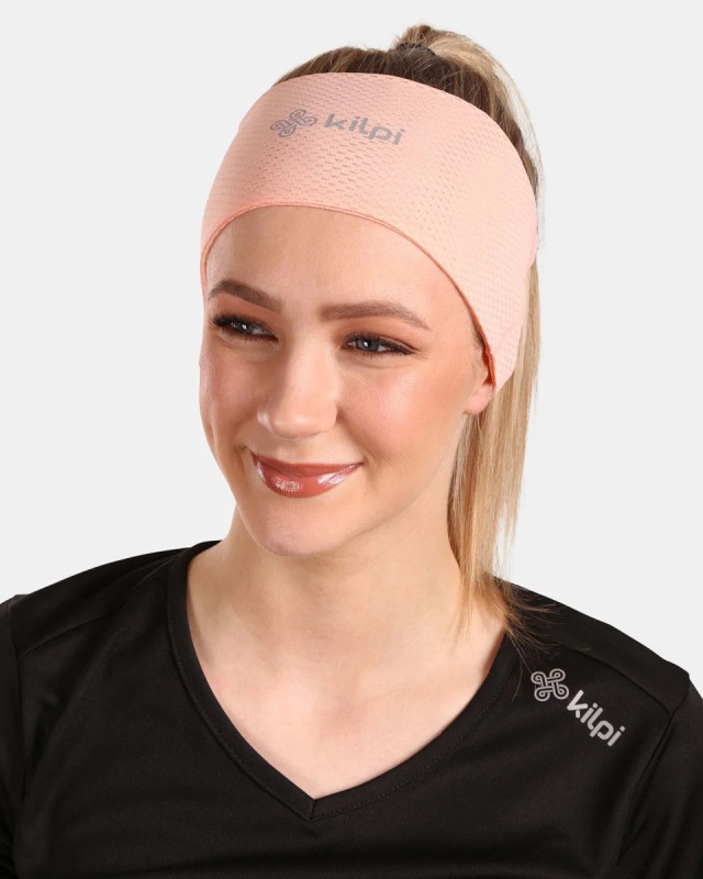 Unisex sportovní čelenka KILPI Cooly korálová Velikost: L