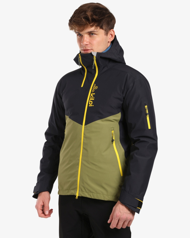 Pánská nepromokavá bunda KILPI Metrix zelená Velikost: L