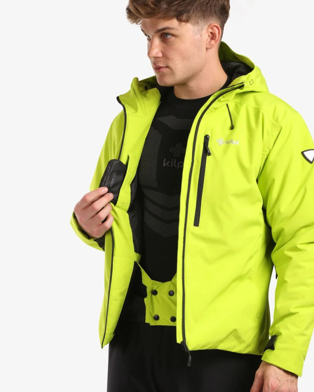 Pánská lyžařská bunda KILPI Tampa zelená Velikost: 3XL