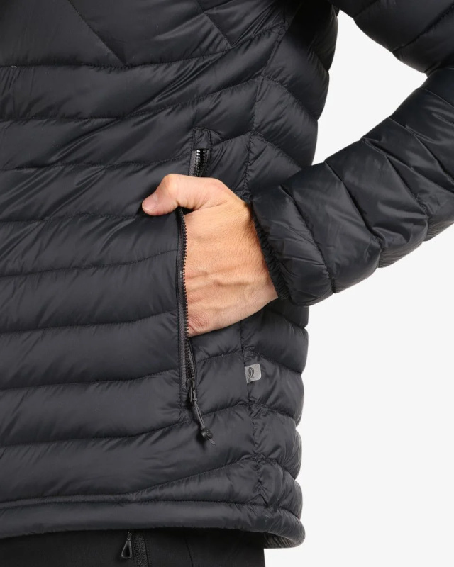 Pánská péřová bunda KILPI Pyramiden černá Velikost: XL
