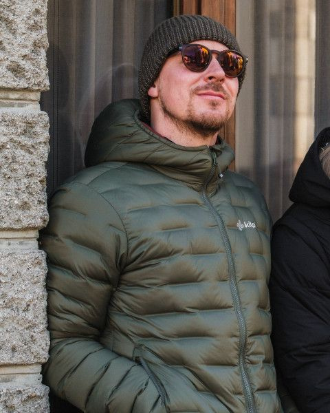 Pánská péřová bunda KILPI Albert zelená Velikost: XL