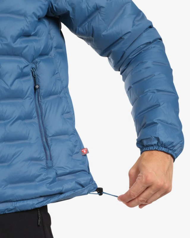 Pánská péřová bunda KILPI Papilon modrá Velikost: XL