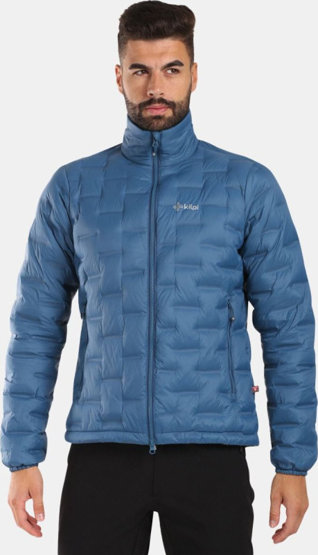 Pánská péřová bunda KILPI Papilon modrá Velikost: 3XL