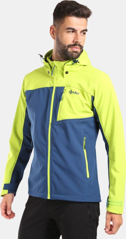 Pánská softshellová bunda KILPI Ravio zelená Velikost: M