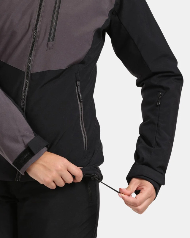 Dámská lyžařská bunda KILPI Flip černá Velikost: 40